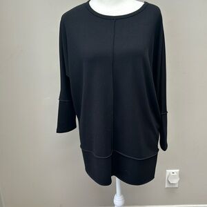 Spanx black cotton top